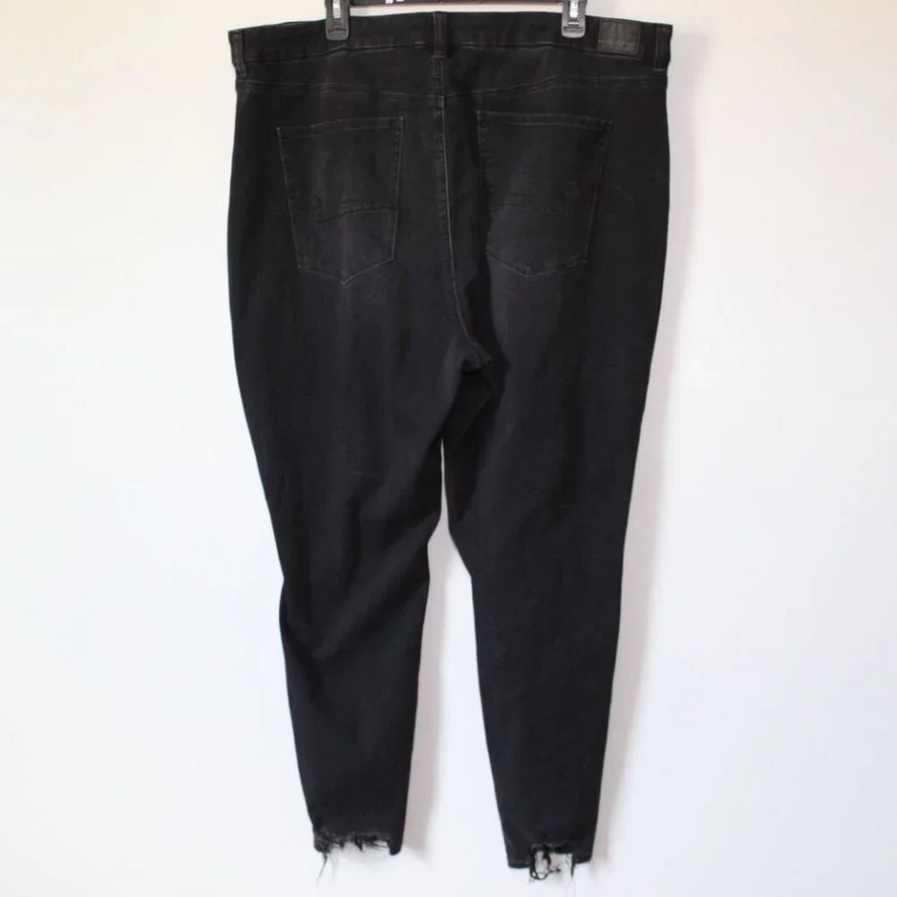 American Eagle Curvy Super Hi Rise Jegging Jeans Distressed Plus Size 24 H13693 - Picture 6 of 11